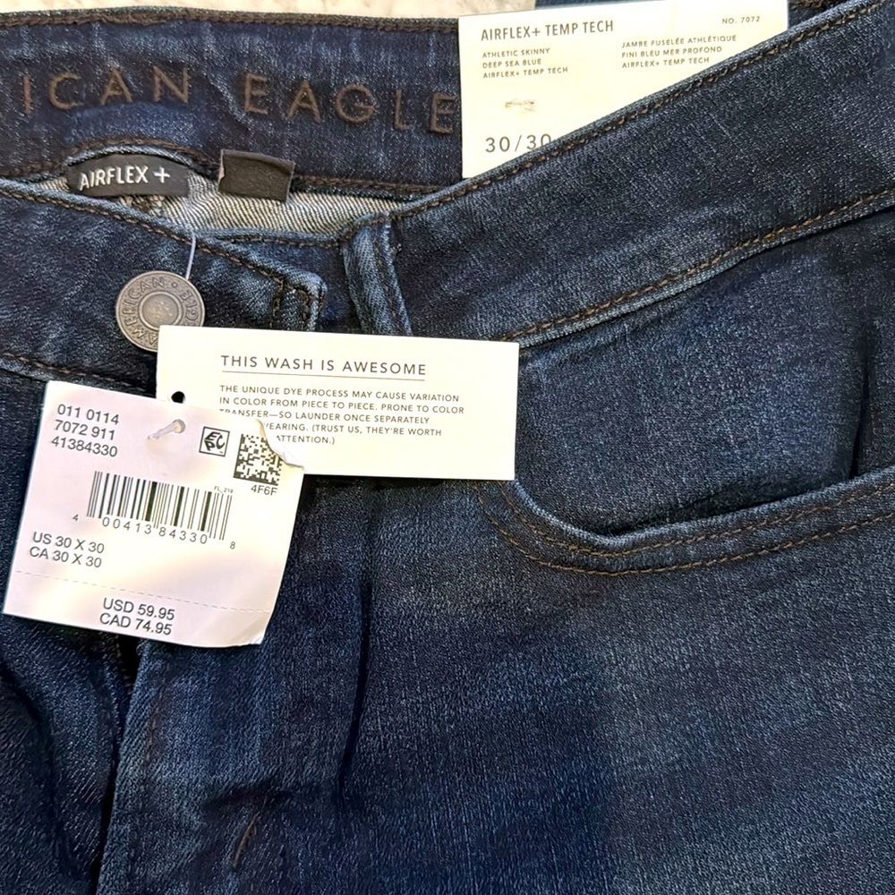 Men’s Athletic Skinny Fit Airflex+Temp Tech Jeans​ - Picture 4 of 4